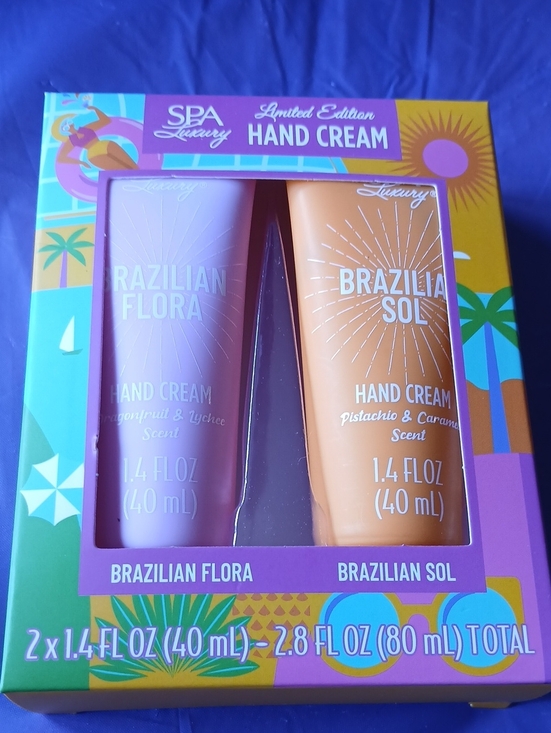spa luxury Other - Hand Cream Duo - Pink Brazilian Flora & Orange Brazilian Sol